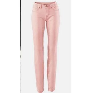 Cabi 00 nectar skinny jeans, pink stretch